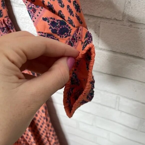 NWT RAGA Avah Geometric Print Split Front Maxi Dress - Picture 12 of 14